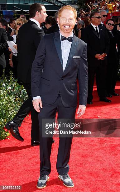 Actor Jesse Tyler Ferguson attends the 62nd Annual Primetime Emmy Awards at Nokia Theatre Live L.A. On August 29, 2010 in Los Angeles, California.