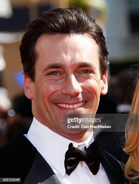 Actor Jon Hamm attends the 62nd Annual Primetime Emmy Awards at Nokia Theatre Live L.A. On August 29, 2010 in Los Angeles, California.