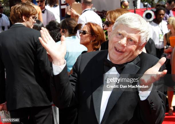 Actor Robert Morse attends the 62nd Annual Primetime Emmy Awards at Nokia Theatre Live L.A. On August 29, 2010 in Los Angeles, California. *** Robert...