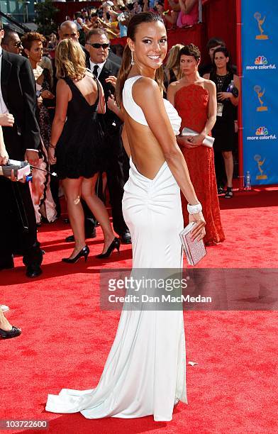 Actress Eva La Rue attends the 62nd Annual Primetime Emmy Awards at Nokia Theatre Live L.A. On August 29, 2010 in Los Angeles, California.