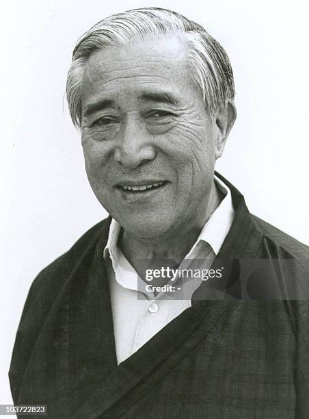 Undated file photograph showing Tibetan spiritual leader the Dalai Lama's elder brother, Gyalo Thondup, in Dharamsala. Tibet's government-in-exile...