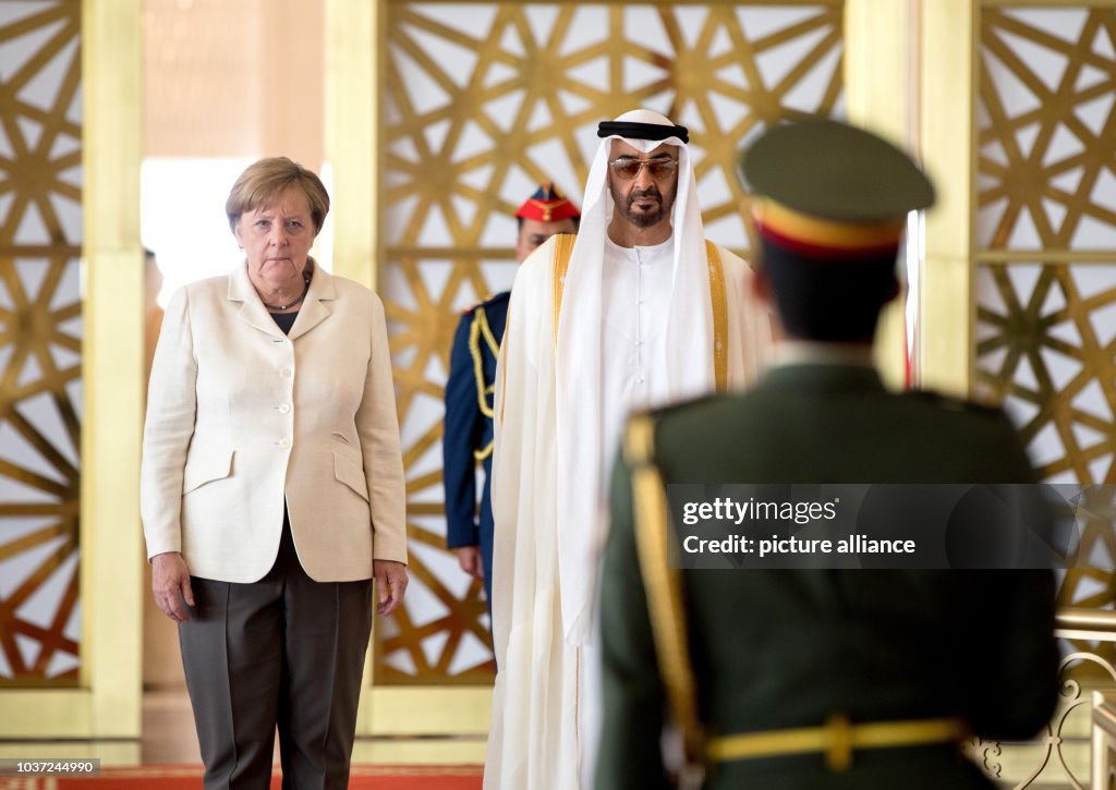 Chancellor Merkel travels to Abu Dhabi