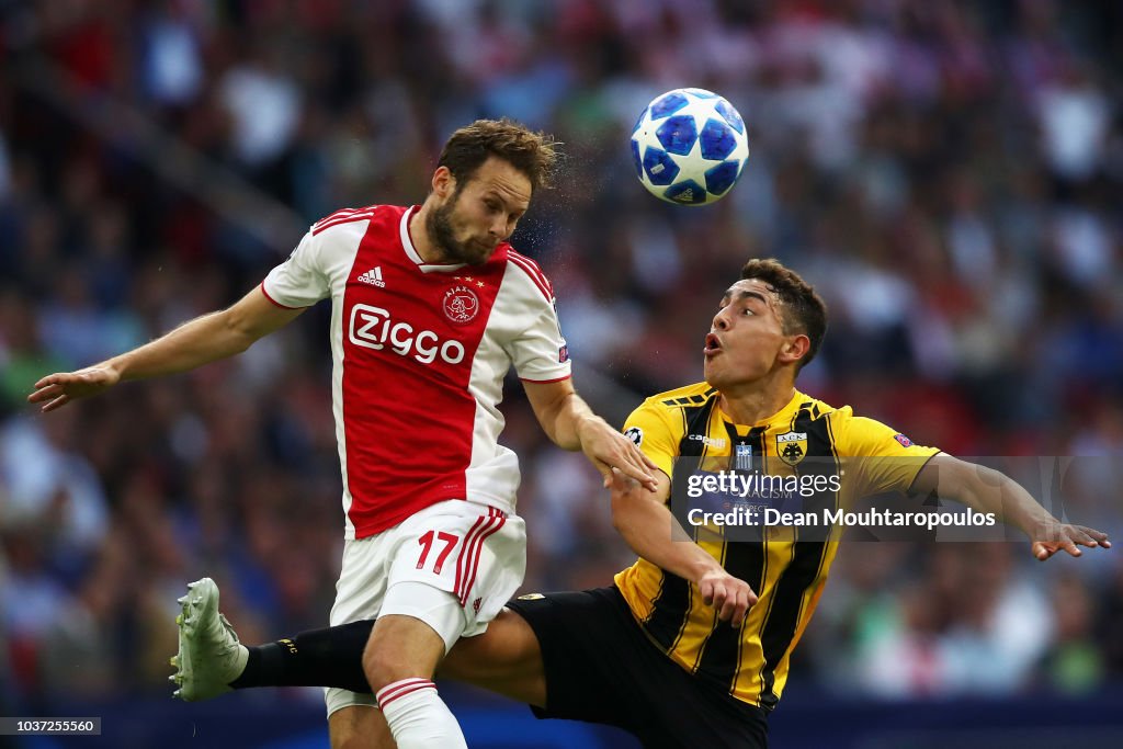 Ajax v AEK Athens - UEFA Champions League Group E