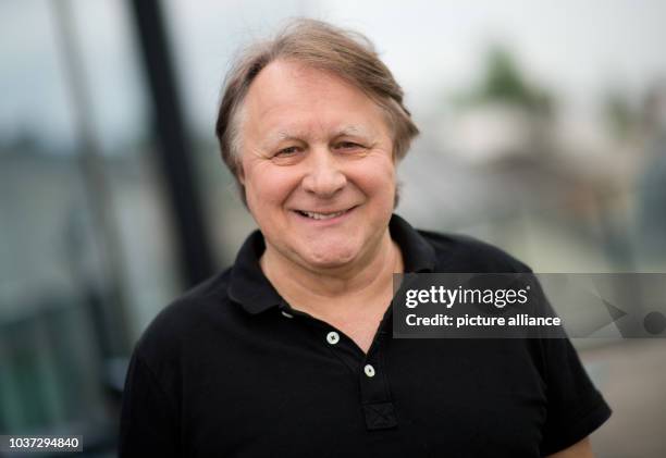 German ESC commentator Peter Urban poses for portrait pictures prior to the Eurovision Song Contest 2015 in Vienna, Austria, 21 May 2015. The grand...