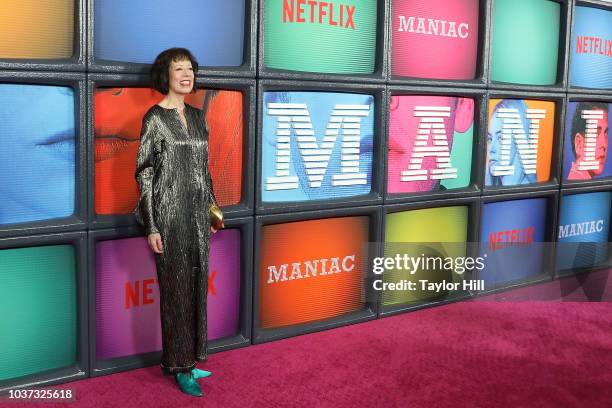 Allyce Beasley attends the Season One premiere of Netflix's "Maniac" at Center 415 on September 20, 2018 in New York City.