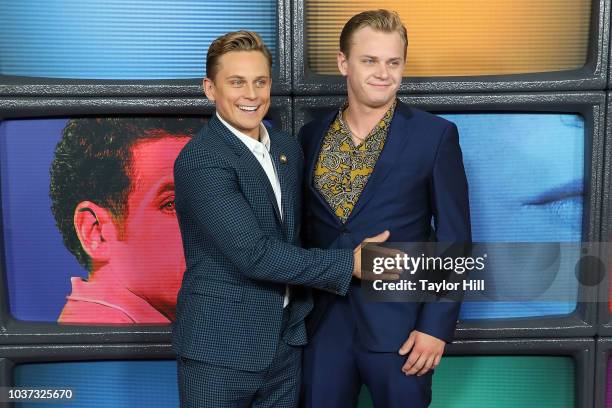 Jesse Magnussen and Billy Magnussen attend the Season One premiere of Netflix's "Maniac" at Center 415 on September 20, 2018 in New York City.