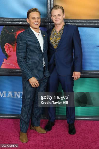 Jesse Magnussen and Billy Magnussen attend the Season One premiere of Netflix's "Maniac" at Center 415 on September 20, 2018 in New York City.