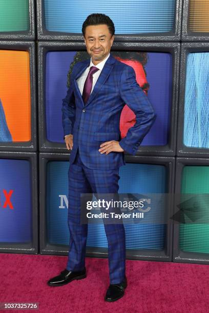 Rome Kanda attends the Season One premiere of Netflix's "Maniac" at Center 415 on September 20, 2018 in New York City.