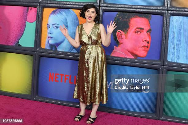 Ariel Kavoussi attends the Season One premiere of Netflix's "Maniac" at Center 415 on September 20, 2018 in New York City.