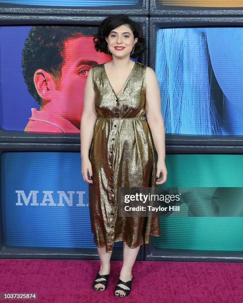 Ariel Kavoussi attends the Season One premiere of Netflix's "Maniac" at Center 415 on September 20, 2018 in New York City.