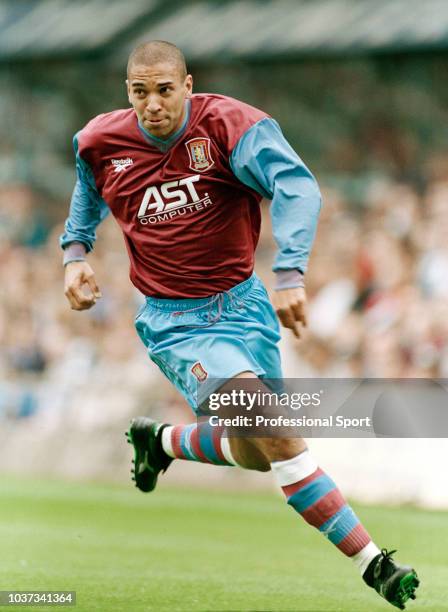 Stan Collymore of Aston Villa in action, circa 1998.