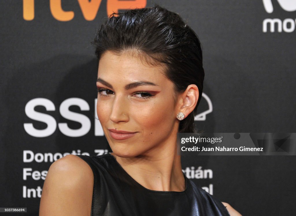 Actress Ursula Corbero attends 'El Amor Menos Pensado' premiere