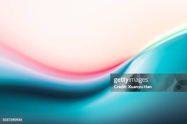 rainbow color curve abstract backgrounds pattern - softness ストックフォトと画像
