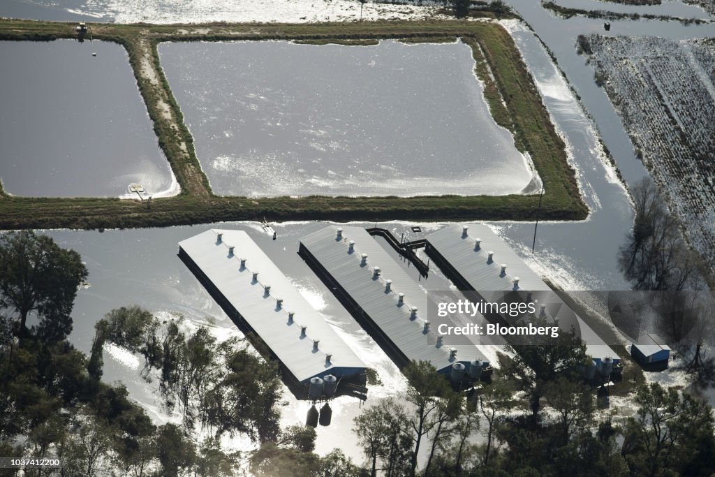 Aftermath Of Florence As Floods Obscure Damage Inflicted