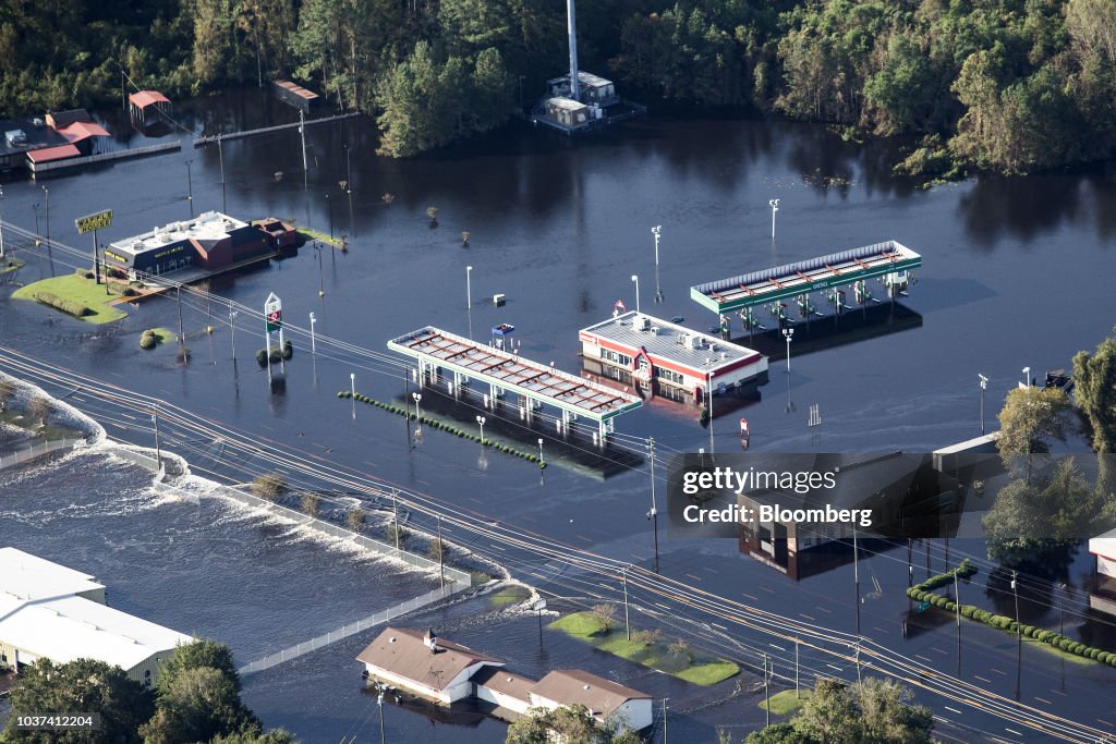 Aftermath Of Florence As Floods Obscure Damage Inflicted