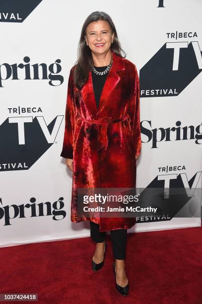 Tracey Ullman attends the "Tracey Ullman's Show" Season 3 Premiere for the 2018 Tribeca TV Festival at Spring Studios on September 21, 2018 in New...