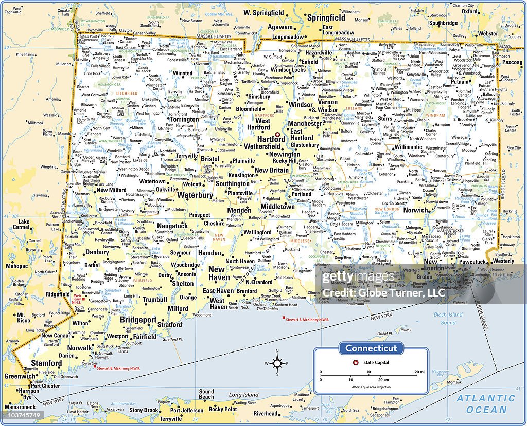 Connecticut State Map High-Res Vector Graphic - Getty Images