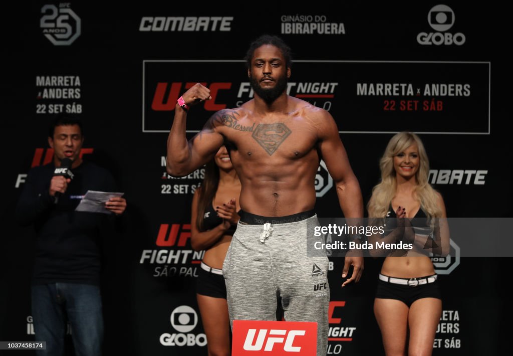 UFC Fight Night Santos v Anders: Weigh-Ins