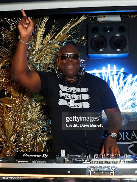 Carl Cox attends Jodie Kidd's 40th birthday party with Perrier-Jouet at The Mandrake on September 21, 2018 in London, England.