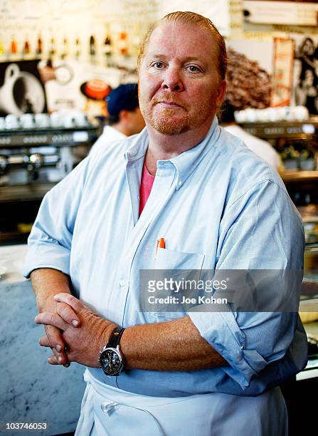 Chef Mario Batali attends the Eataly's grand opening on August 31, 2010 in New York City.