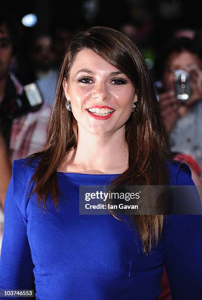 Alison Carroll attends the UK film premiere of 'Bonded By Blood' at the Odeon cinema Covent Garden on August 31, 2010 in London, England.