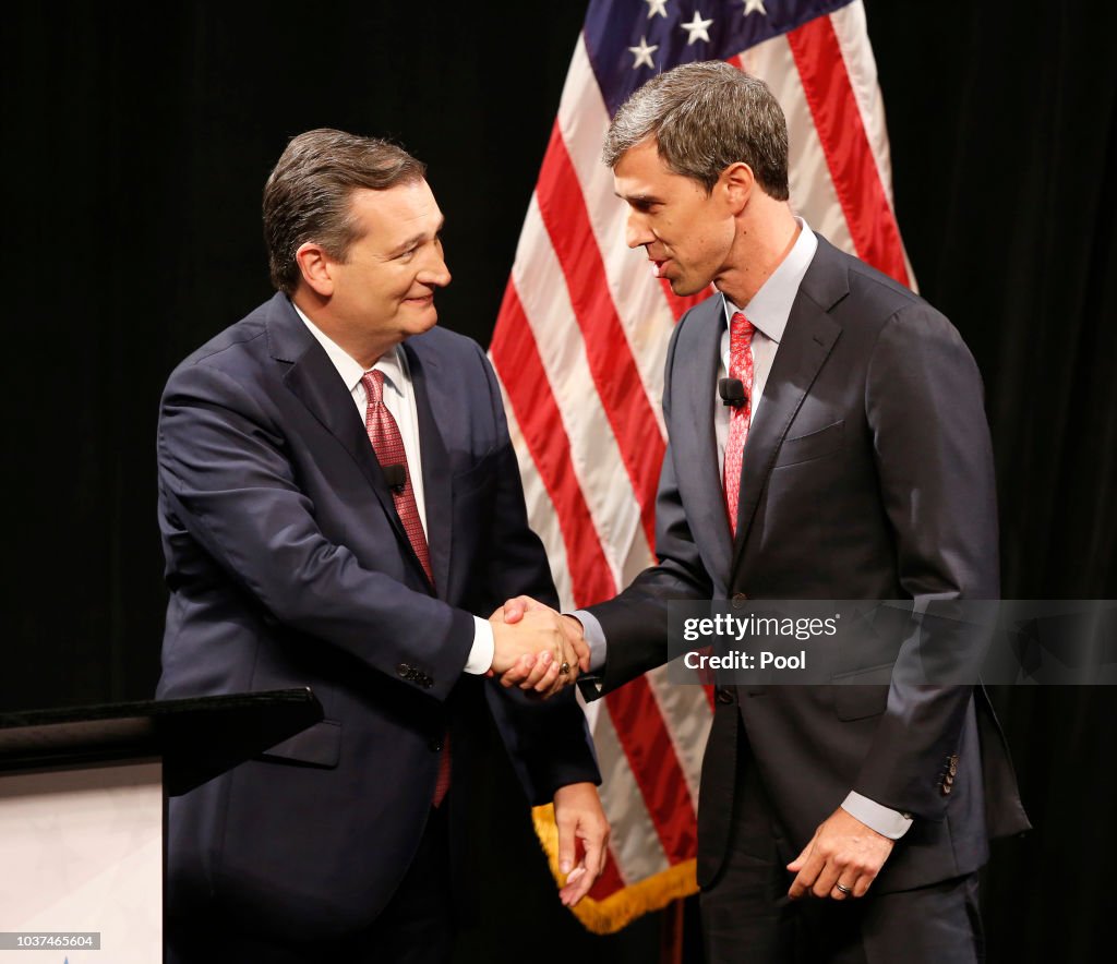 Texas Senate Candidates Ted Cruz And Beto O'Rourke Debate In Dallas