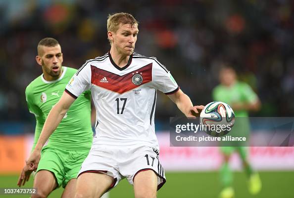 Germany's Per Mertesacker in action during the FIFA World Cup 2014