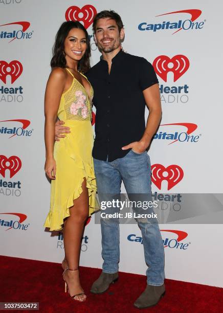 Ashley Iaconetti and Jared Haibon attend the 2018 iHeartRadio Music Festival at T-Mobile Arena on September 21, 2018 in Las Vegas, Nevada.