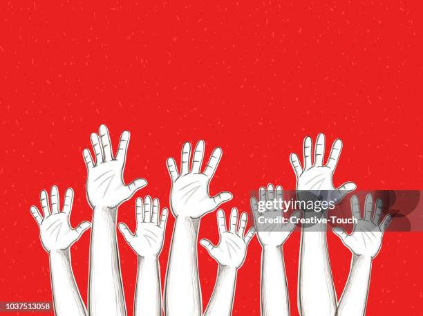 helfende hände - gewerkschaft stock-grafiken, -clipart, -cartoons und -symbole