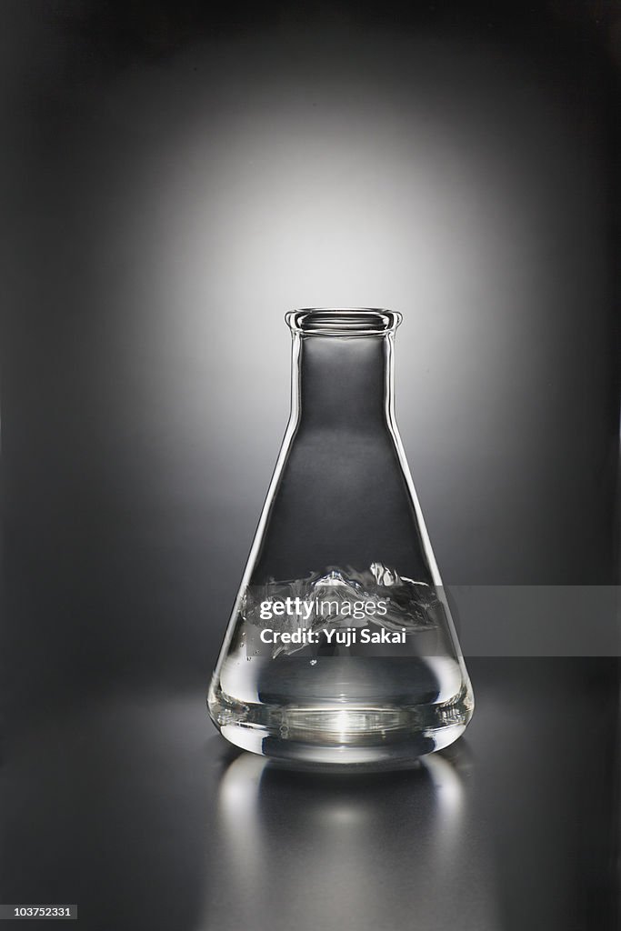 Triangular Science Flask Water In Triangle Flask High-Res Stock Photo - Getty Images
