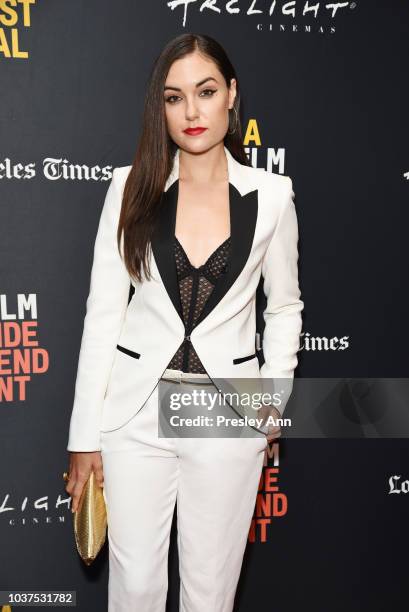 Sasha Grey attends the 2018 LAFF Blumhouse at The WGA Theater on September 21, 2018 in Beverly Hills, California.