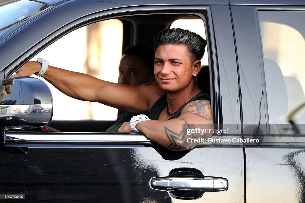 Filming On Location "Jersey Shore"