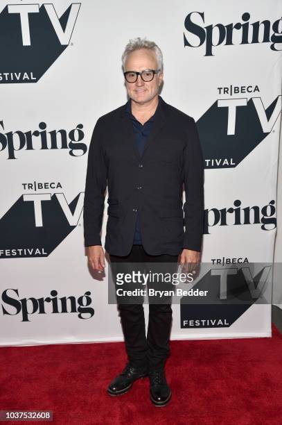 Actor Bradley Whitford attends the premiere of National Geographic's "Valley of The Boom" at Tribeca TV Festival on September 21, 2018 in New York...
