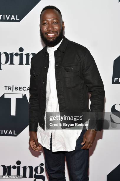 Actor Lamorne Morris attends the premiere of National Geographic's "Valley of The Boom" at Tribeca TV Festival on September 21, 2018 in New York City.