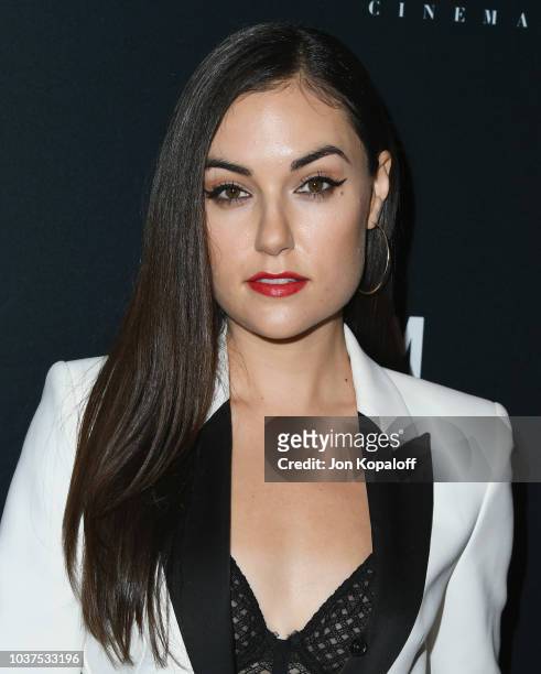 Sasha Grey attends the 2018 LA Film Festival - Into The Dark, "The Body" World Premiere at Writers Guild Theater on September 21, 2018 in Beverly...