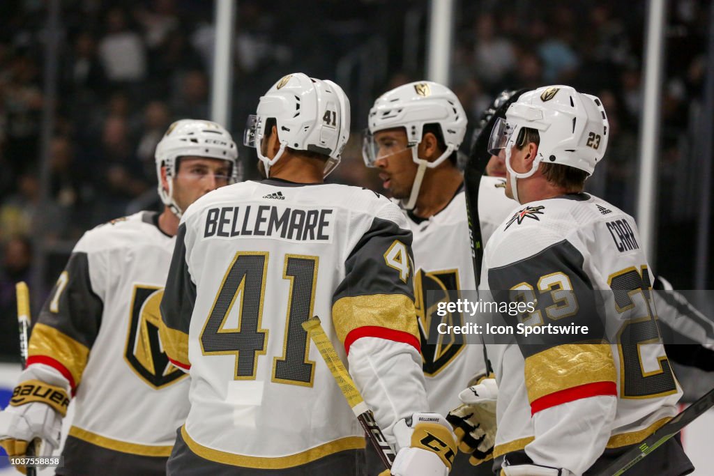 NHL: SEP 20 Preseason - Golden Knights at Kings