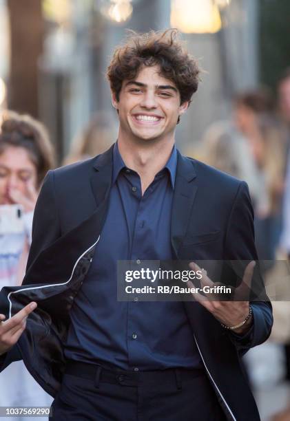 Noah Centineo is seen 'Jimmy Kimmel Live' on September 21, 2018 in Los Angeles, California.