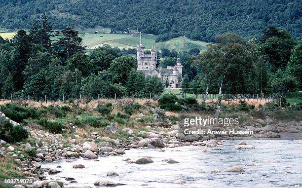 Prince Charles and The Duchess of Cornwall Honeymoon at Balmoral Estates view from the River Dee