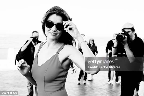 Laetitia Casta attends 'L'Homme Fidele' premiere at Kursaal, San Sebastian on September 22, 2018 in San Sebastian, Spain.