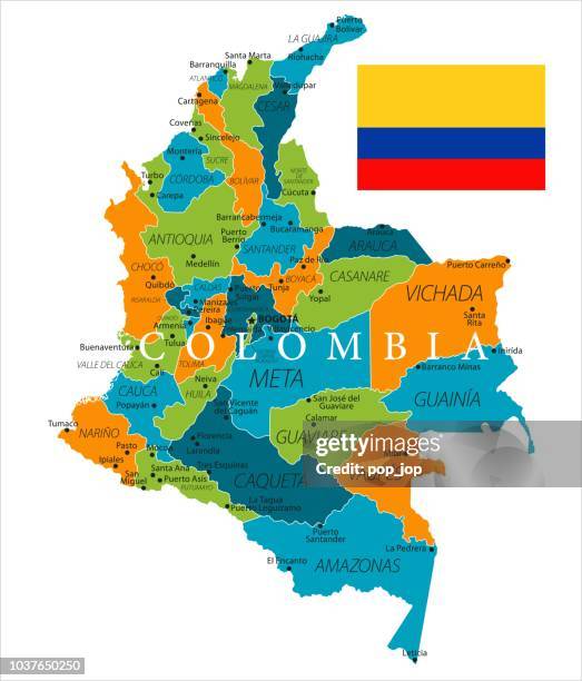 Colombia Layout 115 Colombia Flag Map Stock Photos, High-Res Pictures, and Images ...