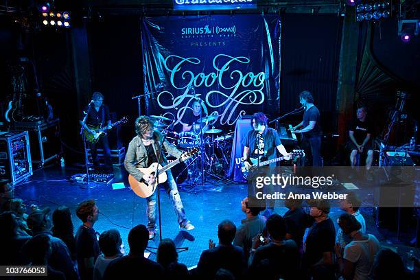 Vocalist and Guitarist John Rzeznik and the Goo Goo Dolls perform at The Goo Goo Dolls Performance For SIRIUS XM Listeners At The Troubadour on...