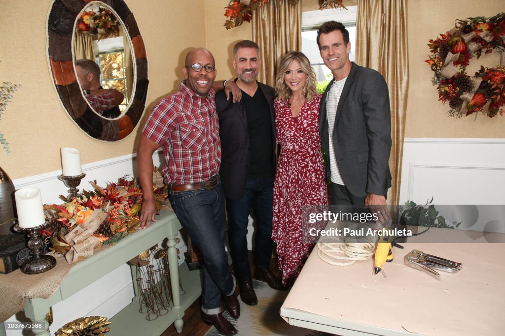 Ken Wingard, Taylor Hicks, Debbie Matenopoulos and Cameron Mathison ...