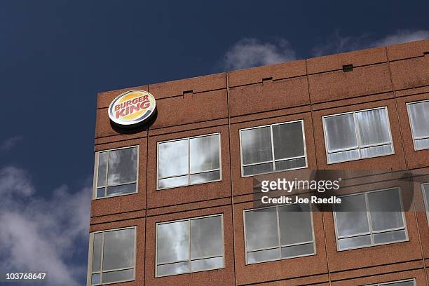 The Burger King headquarters building is seen as reports indicate the company may be considering a sale of itself on September 1, 2010 in Miami,...