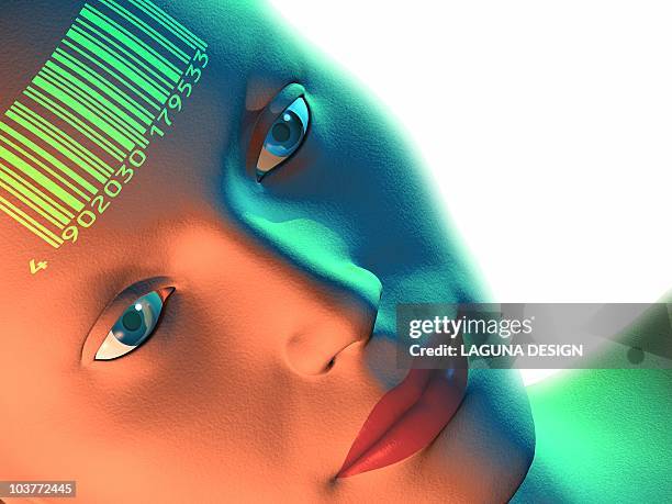 biometric identification, artwork - ordering stock illustrations