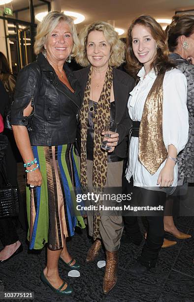 Actress Jutta Speidel, Michaela May and her daughter Lilian Schiffer attend the Gabriele Blachnik atumn and winter 2010/2011 fashion collection at...