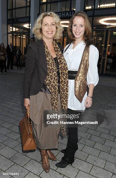 Actress Michaela May her daughter Lilian Schiffer attend the Gabriele Blachnik atumn and winter 2010 / 2011 fashion collection at the Alte...