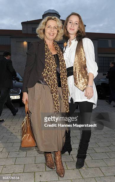 Actress Michaela May her daughter Lilian Schiffer attend the Gabriele Blachnik atumn and winter 2010 / 2011 fashion collection at the Alte...