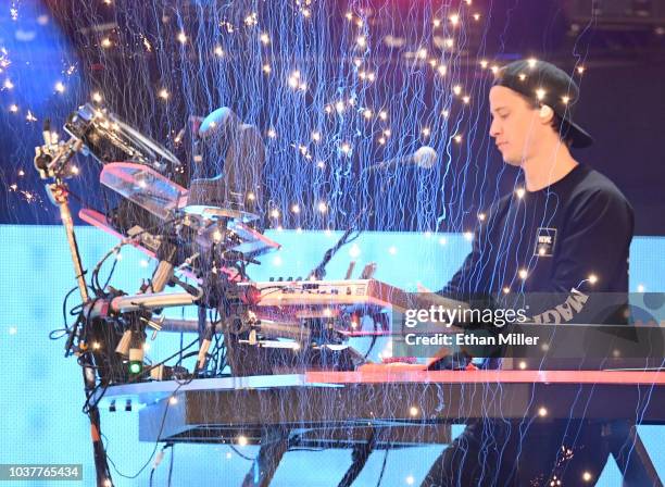 Producer Kygo performs during the 2018 iHeartRadio Music Festival at T-Mobile Arena on September 21, 2018 in Las Vegas, Nevada.