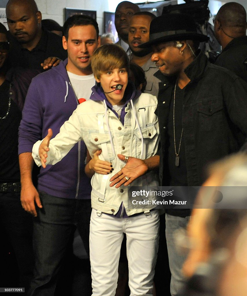 Justin Bieber "My World" Tour - Madison Square Garden - Backstage