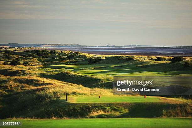 The 559 yards par 5, 5th hole 'Solway' at the Silloth on Solway Golf Club on August 25, 2010 Silloth, Cumbria, England.